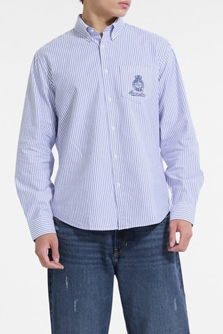 Chemise - Ciel et blanc