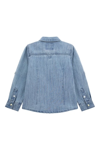 Chemise regular en jean - Bleu