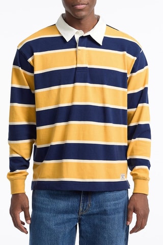 Polo - Bleu marine et jaune