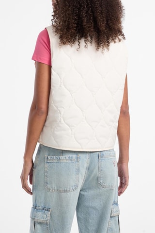 Doudoune sans manches - Blanc
