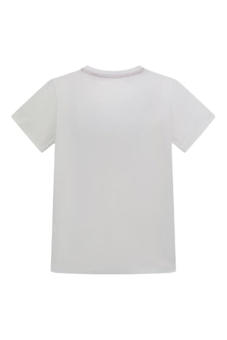 T-shirt en coton biologique - Blanc - Guess