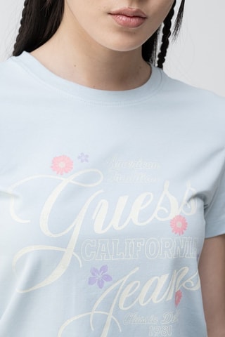 T-shirt slim - Bleu-gris - Guess