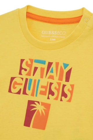 T-shirt - Jaune - Guess