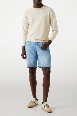 Short en jean - Ciel