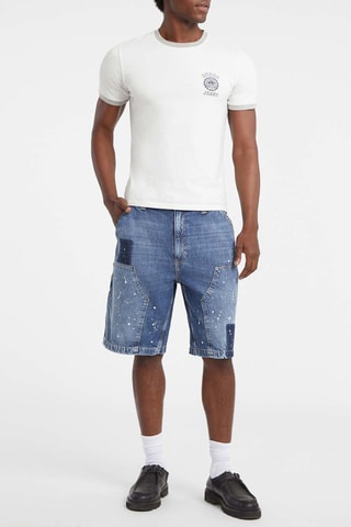 Short en jean - Bleu