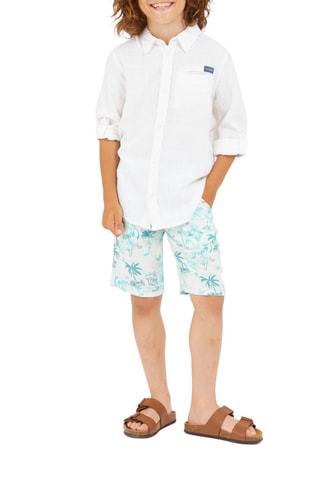 Short - Ciel et blanc