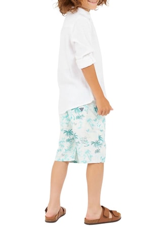Short - Ciel et blanc