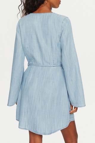 Robe portefeuille - Bleu clair