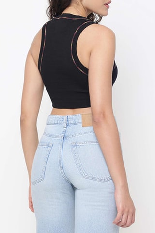 Crop top - Noir