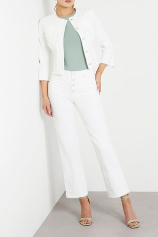 Jean droit - Blanc
