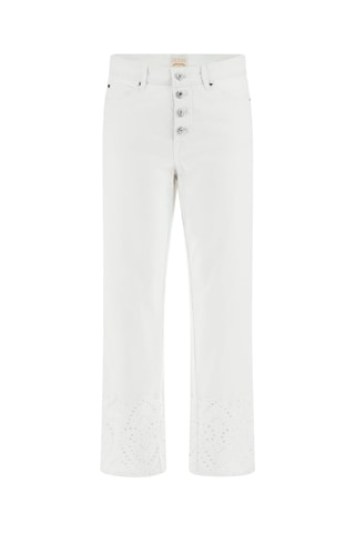 Jean droit - Blanc