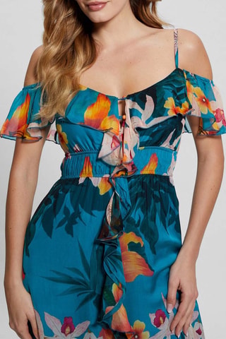 Robe longue - Turquoise