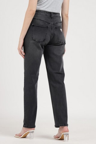 Jean mom - Gris foncé