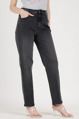 Jean mom - Gris foncé