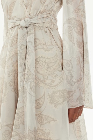 Robe portefeuille - Ecru