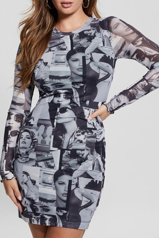 Robe fourreau - Gris