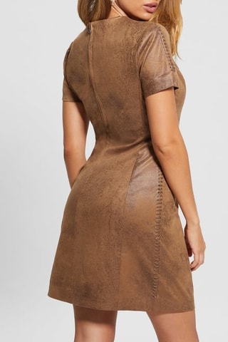 Robe droite - Marron