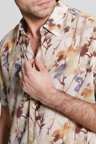 Chemise slim - Beige