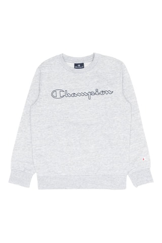 Sweat - Gris chiné - Blanc, noir et gris