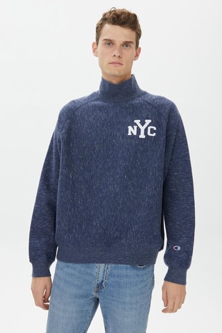 Sweat Yankess New York - Bleu foncé chiné - Bleu
