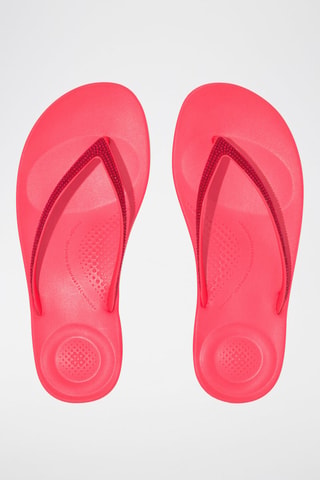Tongs en cuir - Rose