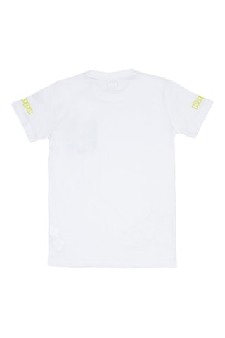 T-shirt - Blanc, noir et rouge