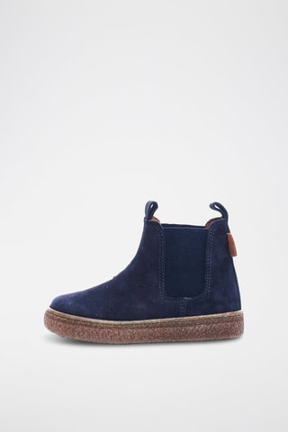 Bottines Chelsea en nubuck Figus - Naturino - Marron et bleu