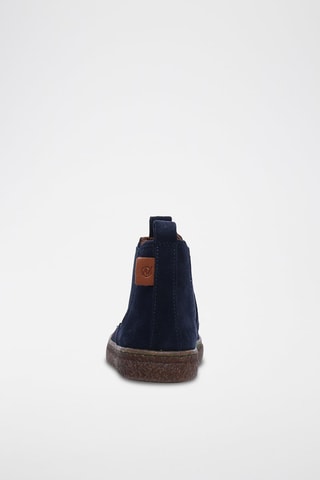 Bottines Chelsea en nubuck Figus - Naturino - Marron et bleu
