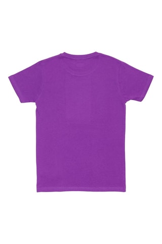 T-shirt - Blanc, jaune et violet