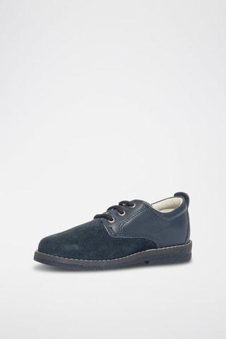 Derbys en cuir Hiron 19 - Bleu marine