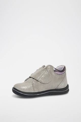 Bottines en nubuck Frutti Baby - Violet et gris
