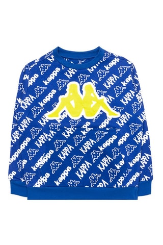 Sweat - Kappa - Blanc et bleu