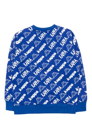 Sweat - Kappa - Blanc et bleu