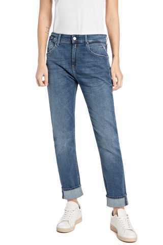 Jean Slim Boyfit Marty - Bleu
