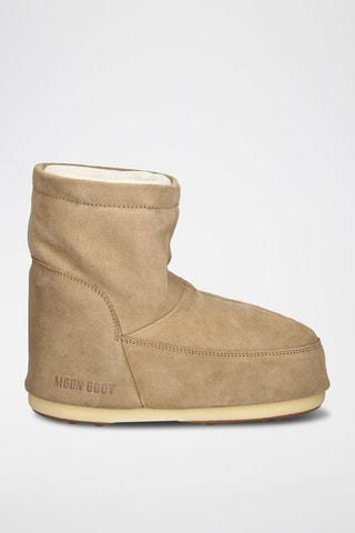 Bottines en nubuck Icon Low - Beige
