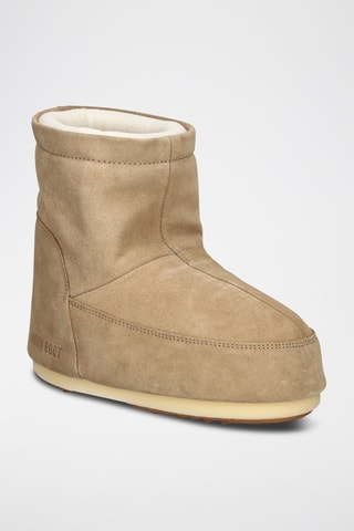 Bottines en nubuck Icon Low - Beige