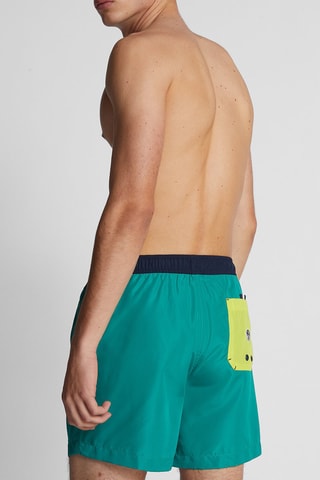 Short de bain - North Sails - Bleu et vert