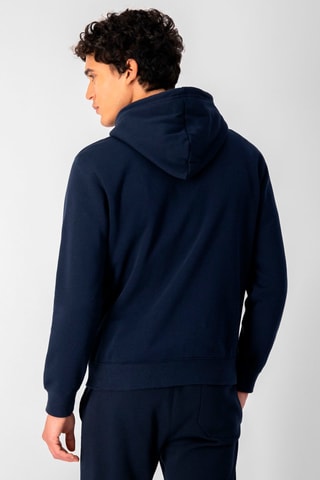 Sweat à capuche - Blanc, rouge et bleu