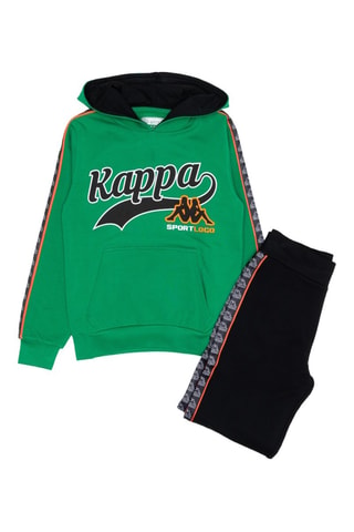 Ensemble sweat à capuche et jogging - Noir et vert