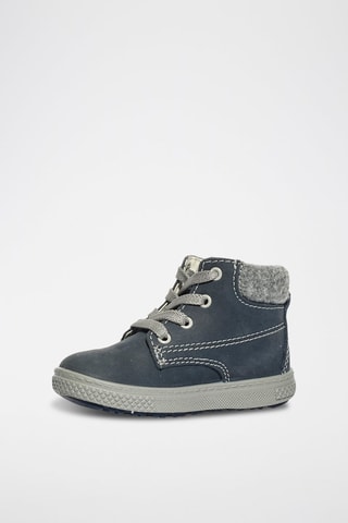 Baskets montantes en cuir Barth 19 - Gris