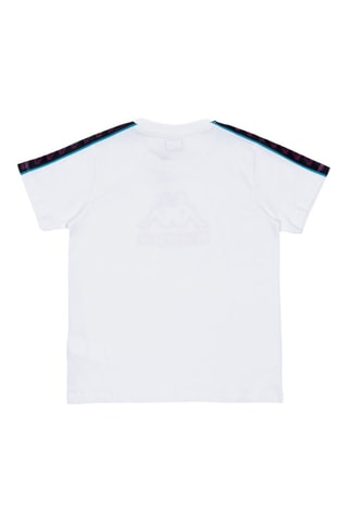 T-shirt - Blanc, noir et rose