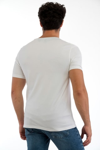 T-shirt slim - Blanc