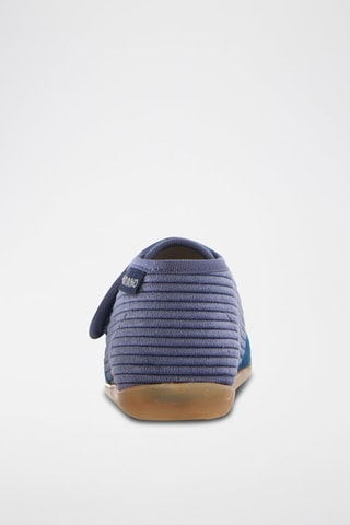 Bottines en velours Home - Naturino - Noir et bleu