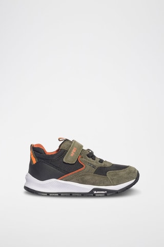Baskets en cuir Pmg Lab 4x4 Gtx - Primigi - Noir, vert et orange
