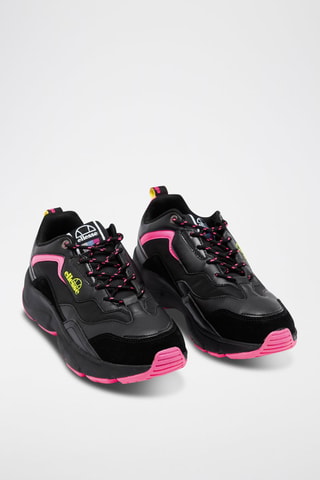Baskets - Ellesse - Noir, jaune et rose
