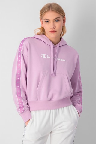 Sweat à capuche - Champion - Blanc et violet