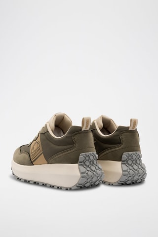 Baskets plateformes Roux - Ellesse - Beige, vert et gris
