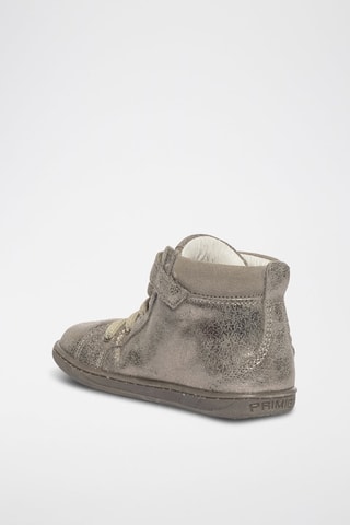 Bottines en cuir Baby Box - Doré et gris