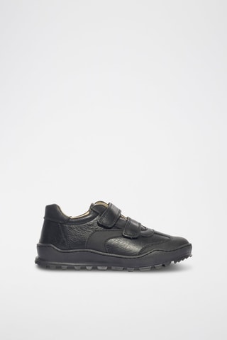 Baskets en cuir Boy School - Noir