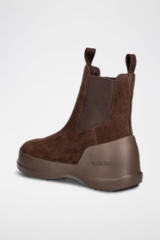 Bottines Chelsea en nubuck Luna - Moon Boot - Marron
